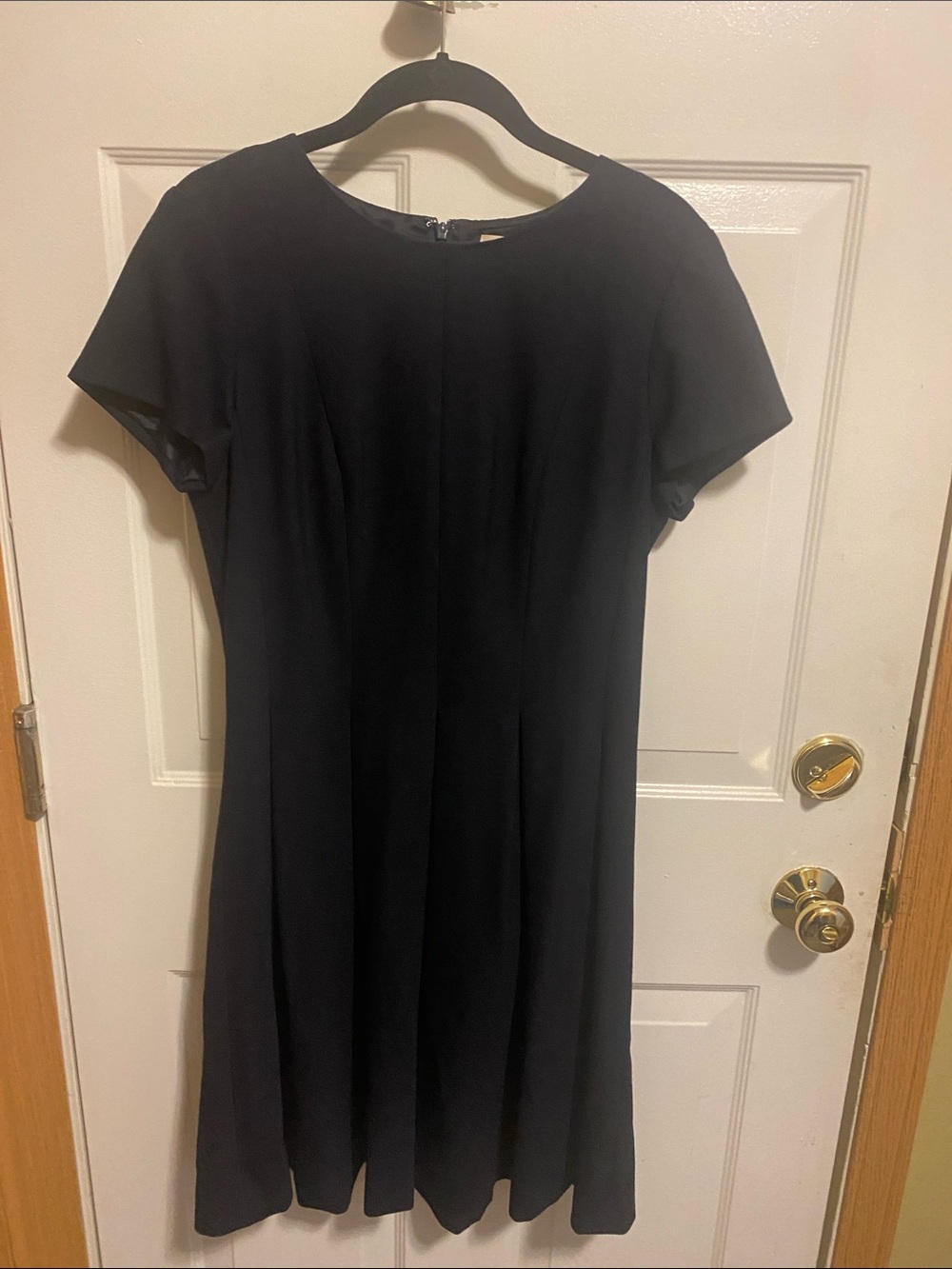 Brooks Brothers classic minimalist navy dress